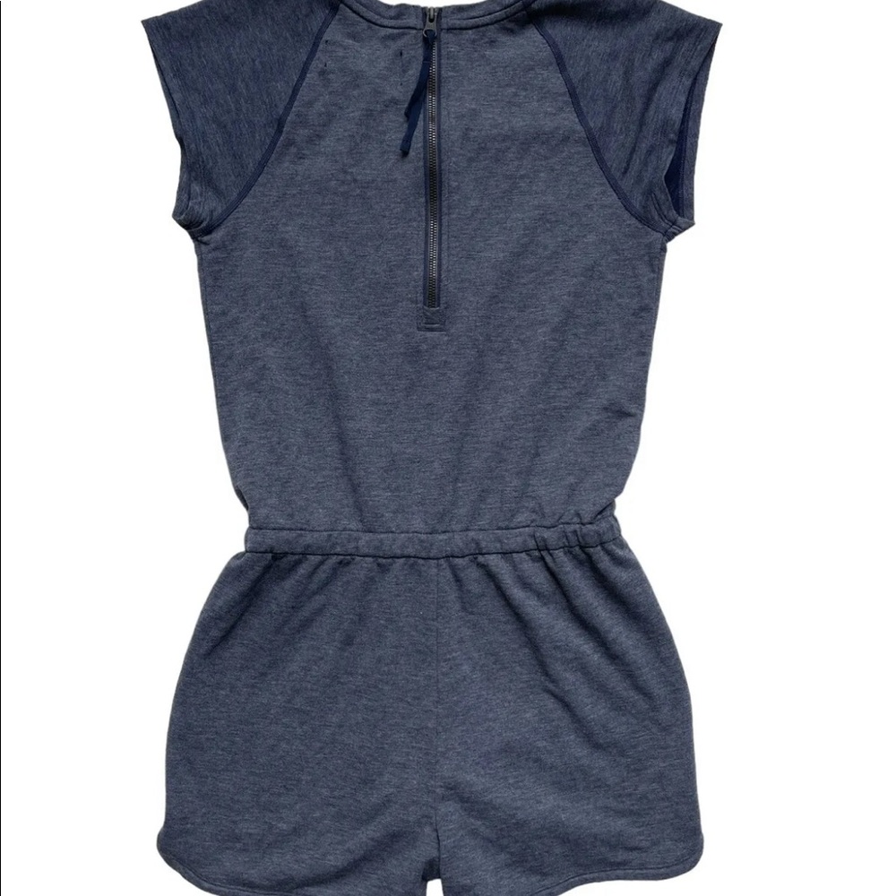 Smartwool Womens Sz XS Active Reset Romper Heather Blue Merino Blend - Picture 6 of 7